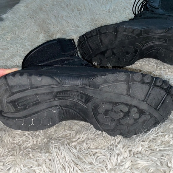 Propper Mens 13W Boots Black Lace up Zip side - Picture 12 of 13